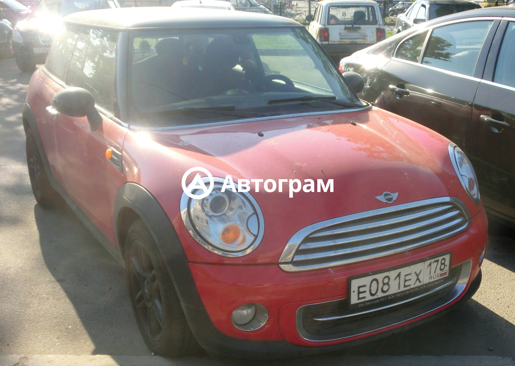 Информация об авто Mini Cooper с гос. номеру Е081ЕХ178