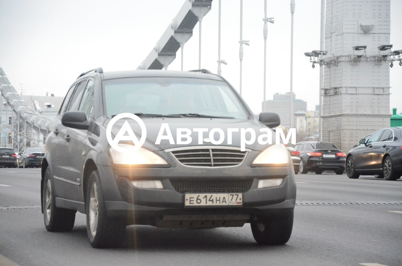 Информация об авто SsangYong Kyron с гос. номеру Е614НА77