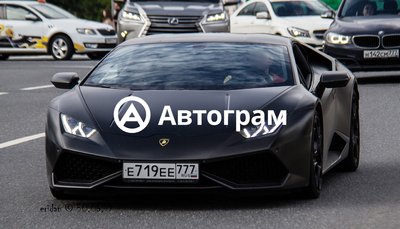 Lamborghini Huracan LP 610 4 черный