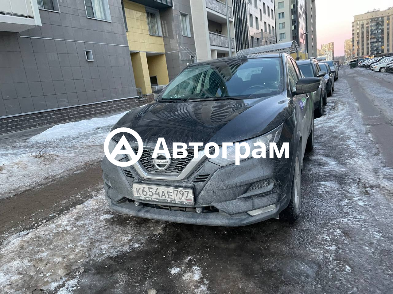 Информация об авто Nissan Qashqai с гос. номеру К654АЕ797