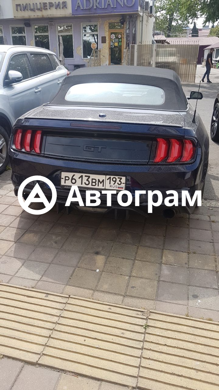 Информация об авто Ford Mustang с гос. номеру Р613ВМ193