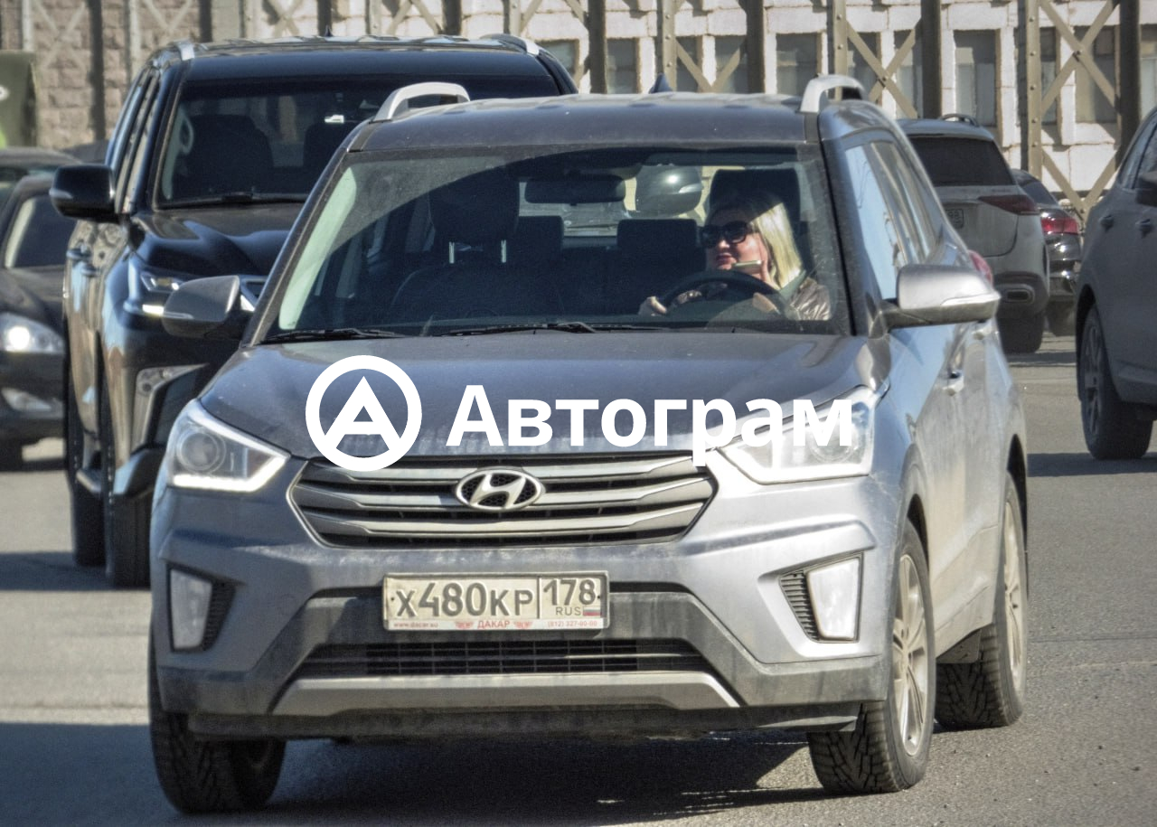 Информация об авто Hyundai Creta с гос. номеру Х480КР178